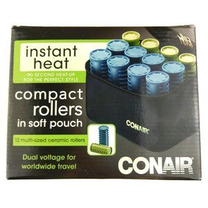 NEW Conair Heated Compact Hair Rollers Curlers
